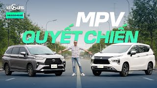 Toyota Veloz Cross vs Mitsubishi Xpander AT Premium Tỉ số 30 nghiêng về Veloz  Head2head [upl. by Einattirb315]