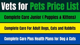 Vets4Pets Price List 2024 UK for Dogs Cats amp Rabbits Complete Care Plans for Vets [upl. by Guillaume855]