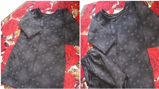 Baby shirt and trouser stitching tutorial video shirt and trouser stitching by lubna amir [upl. by Laddy45]