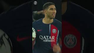 ⚽️ Achraf Hakimi for the second Parisian goal 🔥 ligue1 goals [upl. by Aleit]