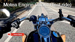 Sport Glide Motea engine guard riding  winter UK [upl. by Shelburne]