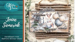 FBLive  02112024  Kerstkaarten maken met RePrint Winter Vibes [upl. by Kannry]