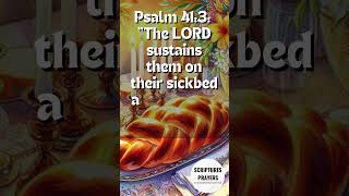 Find Rest and Renewal Psalm 413 Healing Bible Verse with Inspiring Shabbat Shalom Picture Jesus [upl. by Lissy301]