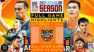 MPBL HIGHLIGHTS 2024 MPBL ALL STAR GAME NORTH VS SOUTH FULL HIGHLIGHTS SEPTEMBER 7 2024 [upl. by Sirk565]