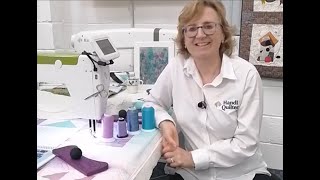 Facebook Live 9th August  NEW Moxie ST 18quot stationary longarm with stitch regulation  demo [upl. by Eniamzaj]