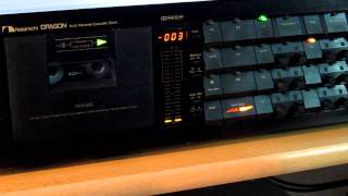 Nakamichi Dragon Cassette Deck Test [upl. by Ahsinert]