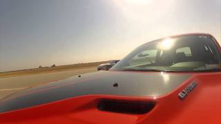 Supercharged Challenger SRT8 vs 530 RWHP Corvette z06 in half mile [upl. by Canter86]