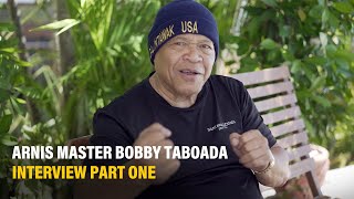 Arnis Grandmaster Bobby Taboada Interview Part One Cebu City [upl. by Abbate]