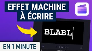 Comment faire leffet machine à écrire avec Clipchamp [upl. by Rekrap]