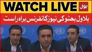 LIVE  Bilawal Bhutto Latest News Conference  BOL News [upl. by Omrellig]