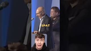 James Corden public FIGHT with Patrick Stewart [upl. by Ocirderf]