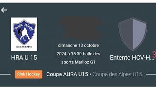 coupe des Alpes HR AIX LES BAINS🩷 vs HC VOIRON  13102024 [upl. by Olyhs]