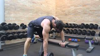 One Arm Dumbbell Row Remada Unilateral  Vinicius Piffardini [upl. by Aikim]