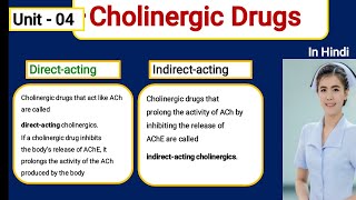 Cholonergic drug  Drugs Affecting Parasympathetic nervous system  Pharmacology in Hindi [upl. by Anselme418]