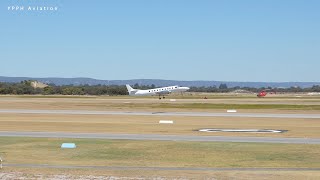 Casair SA226 Metroliner VHKGX departs RW24R at Jandakot Airport YPJT [upl. by Asilrak21]