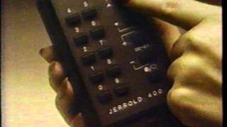 Jerrold 400 Cable Box 1983 [upl. by Ahsinej]