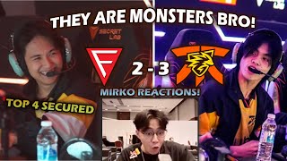 THEY ARE TOO STRONG FNATIC ONIC PH VS TEAM FALCON THE BEST MATCH IN M6 SO FAR MIRKO REACTIONS [upl. by Nahshon]