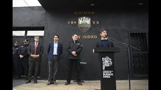 Entrega de Patrulleros e Inauguración de base para la FBA en San Isidro [upl. by Barthel]