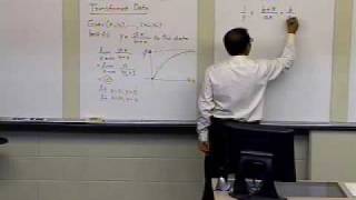 Chapter 0604 Lesson Saturation Growth Model Regression  Transformed Data  Derivation [upl. by Smith145]