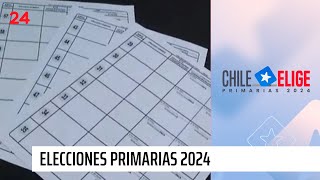 Elecciones primarias 2024 60 comunas del país llevarán a cabo el proceso electoral  24 Horas TVN [upl. by Aicirtam]