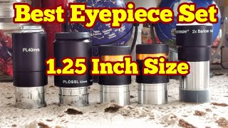 Best Budget Eyepiece Set 125 Inch Size [upl. by Eelirrem717]