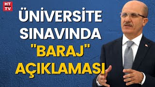 YÖK Başkanı Özvardan üniversite sınavında baraj açıklaması [upl. by Anauqal]