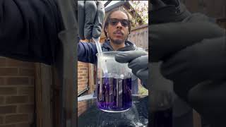 Making a pH indicator from red cabbage 🥬 science experiment chemistry [upl. by Lanti]