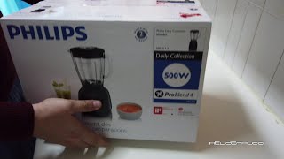 PHILIPS Daily Collection blender 500W 15 L ProBlend 4 [upl. by Ecinad]