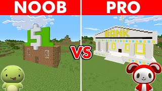 Minecraft NOOB vs PRO MOST SAFEST VAULT BUILD CHALLENGE [upl. by Penthea]