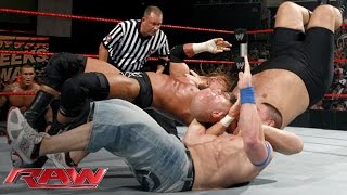 Cena vs Orton vs Triple H vs Big Show — Fatal 4Way WWE Championship Match Raw June 15 2009 [upl. by Enilada]