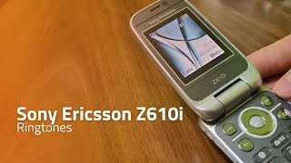 Sony Ericsson Z610  Ringtones [upl. by Demha253]