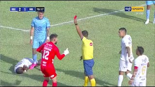 70 ¡Rubén Cordano expulsado Dura infracción del arquero de Bolívar y termina viendo la roja [upl. by Isadore]