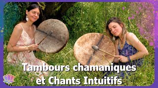 10 MIN 💫 Soin aux Tambours chamaniques Chants Intuitifs et vent 🧙🧚‍♀️ Éveil du Féminin Sacré 🌄 [upl. by Llehsor]