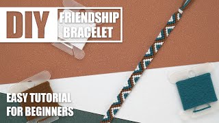 Triple Layer Zigzag Macrame Friendship Bracelets  Easy Tutorial for Beginner [upl. by Idnyl]