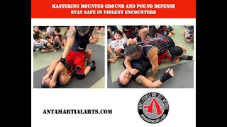 Mastering Mounted Ground and Pound Defense Stay Safe in Violent Encounters [upl. by Enelec]