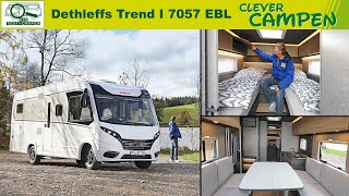 Premiere Dethleffs Trend I 7057 EBL  Der erste Blick auf die neue Generation  Clever Campen [upl. by Ornie954]