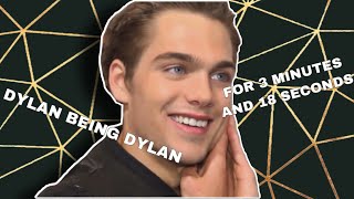 Dylan Sprayberry being Dylan Sprayberry for 3 minutes and 18 seconds [upl. by Ydorb989]