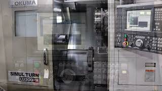 Okuma LU 300M CNC Lathe w Live Tooling [upl. by Razatlab]