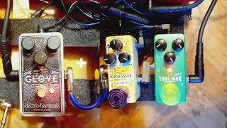 EHX Glove  Tubescreamer  Nux Tubeman mk2 [upl. by Indihar159]