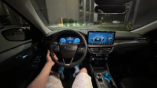 Driving New Ford Kuga 2025 at Night  No Comment [upl. by Horter847]