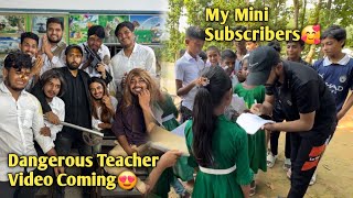 নতুন ভিডিওর শুটিং এর ভিতর অনেক মজা হলো😍ছোট ছোট Subscribers আমার থেকে Autograph নিয়ে খুশি হয়ে গেলো🥰 [upl. by Nnylarej]