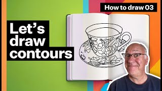 Draw Anything with Contours How to Draw 3 [upl. by Bathilda102]