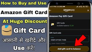 How To Buy And Use Amazon Gift Card [upl. by Dorisa]