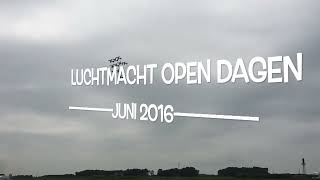 Luchtmacht open dagen  Vliegbasis Leeuwarden  Juni 2016 [upl. by Nodlehs]