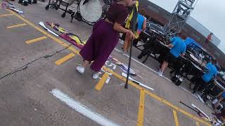 Pearland HS Marching Band 2023 “Illuminate” 1st Trombone Headcam [upl. by Boyes]