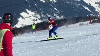 Swiss National Championship and Europa Cup Davos snowboard PSL 2018 [upl. by Aniahs98]