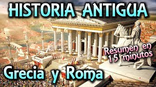 Resumen HISTORIA ANTIGUA  Grecia y Roma Documental [upl. by Britton]