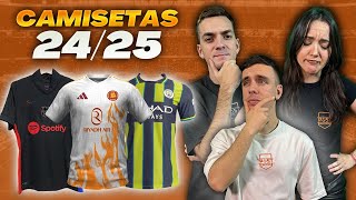 REACCIONAMOS a las CAMISETAS FILTRADAS de la PRÓXIMA TEMPORADA 2425  PARTE 2 [upl. by Schellens245]