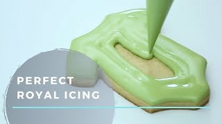 How to Make The BEST ROYAL ICING Quick amp Easy Tasty Recipe [upl. by Lekar]