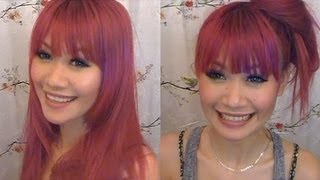 How To Cut BluntStraight Bangs at Home [upl. by Codding881]